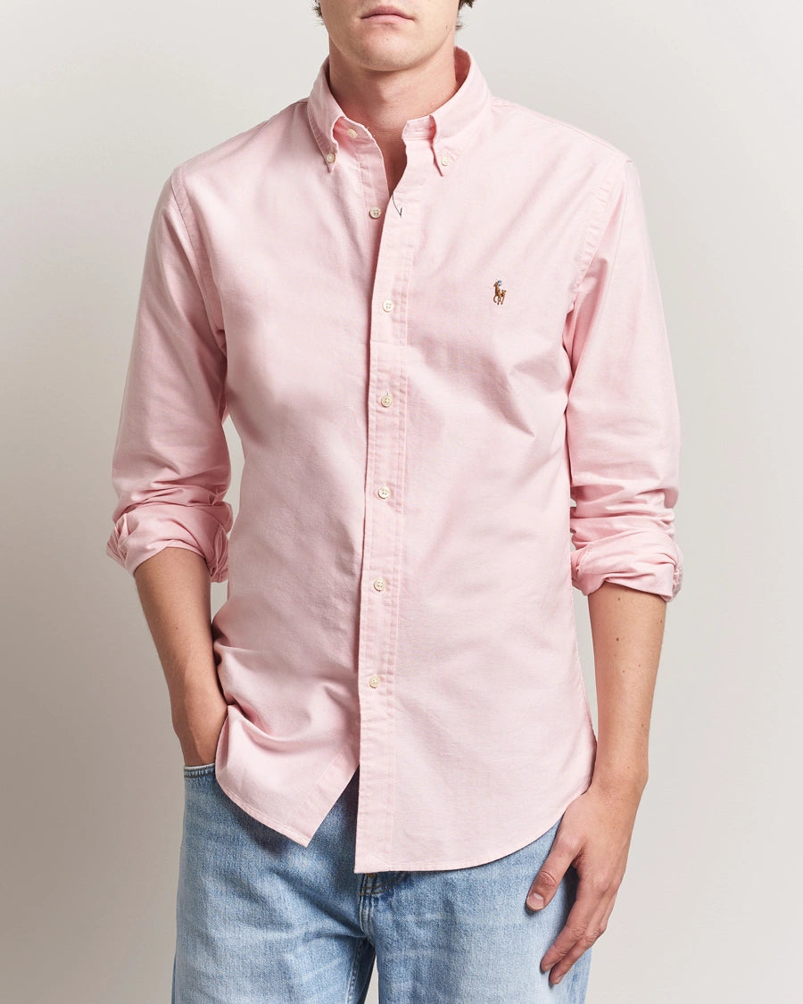 Ralph Lauren Custom Fit Oxford Shirt Pink