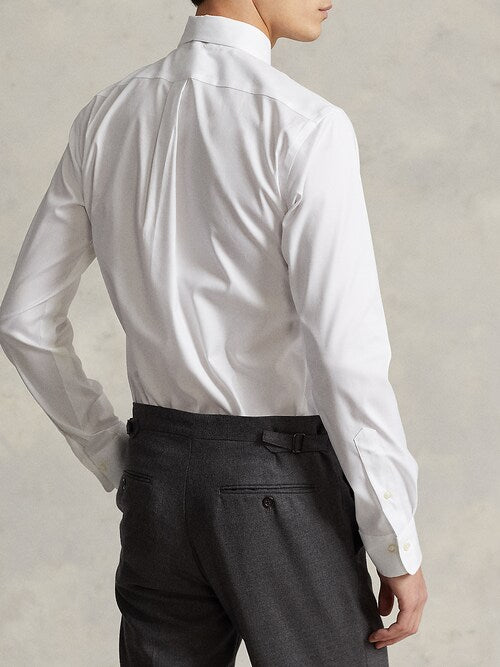 Ralph Lauren White Custom Fit Oxford Shirt