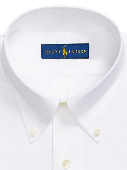 Ralph Lauren White Custom Fit Oxford Shirt