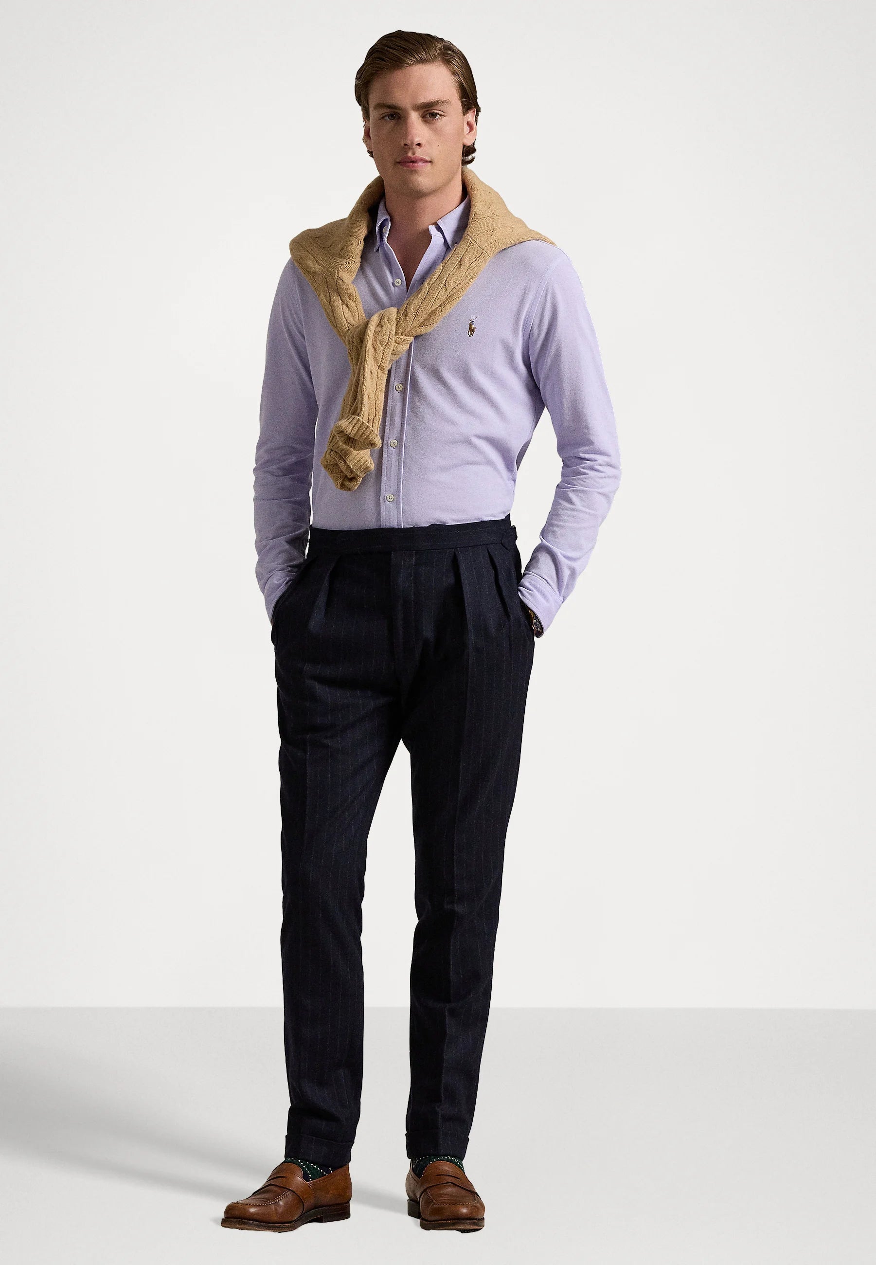 Ralph Lauren Thistle Iconic Oxford Shirt