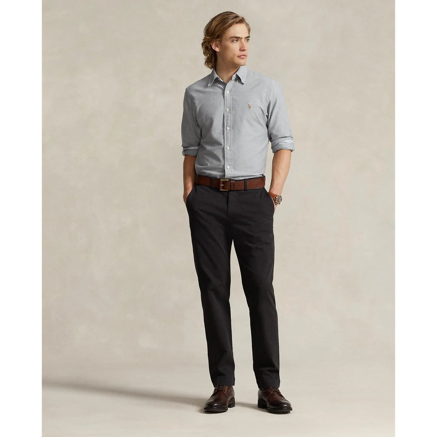 Ralph Lauren Grey Oxford Shirt