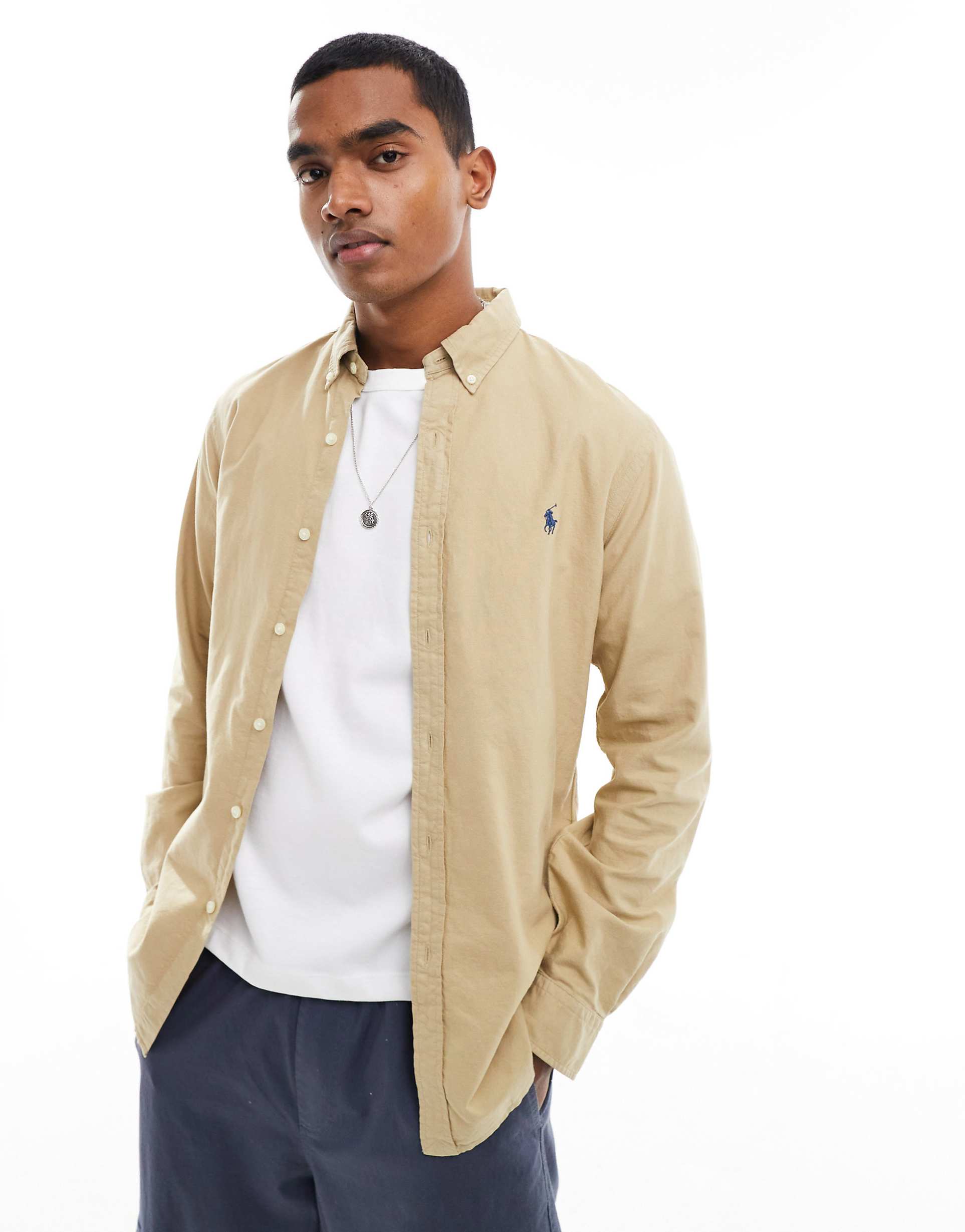 Ralph Lauren Beige Oxford Shirt