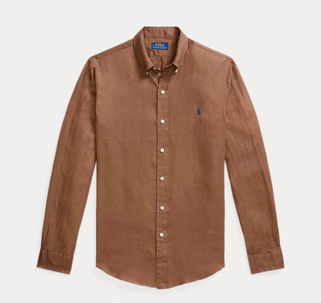Ralph Lauren Brown Linen Shirt